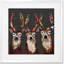" Designer Deer On Charcoal " by Eli Halpin Painting Print-18787605-22037468