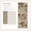 Papier peint floral branches d'oiseaux