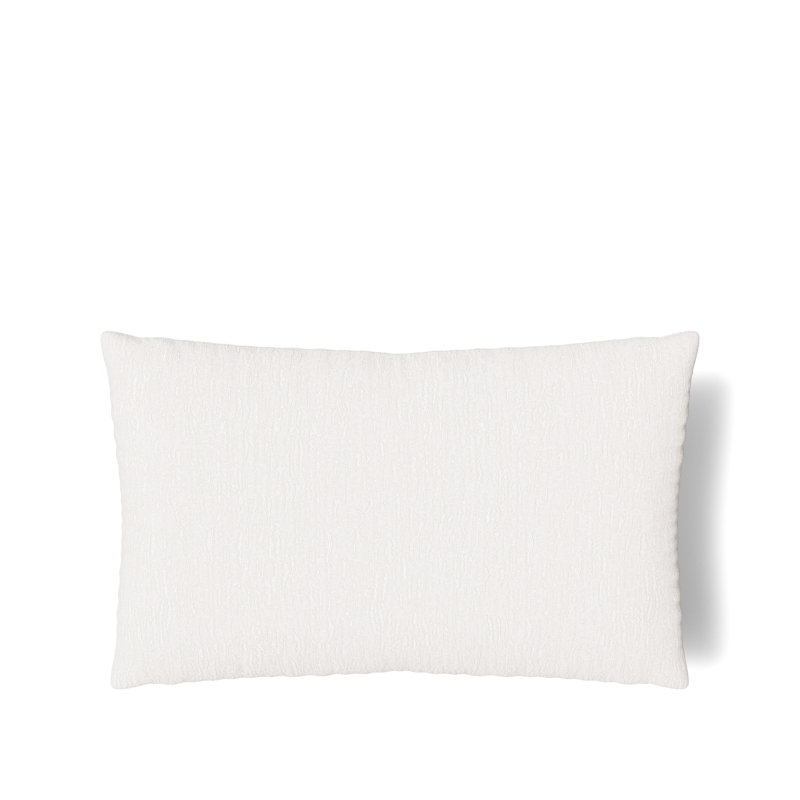 Asperitas Pillow, 18x12, White