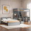 Lit superposé avec bureau et USB-1208861704