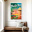 Affiche rétro sur toile Porto Rico-999894985