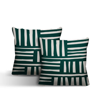  Coussin décoratif intérieur / extérieur abstrait carré