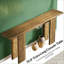 Table de canapé de style rustique, console, support de couloir