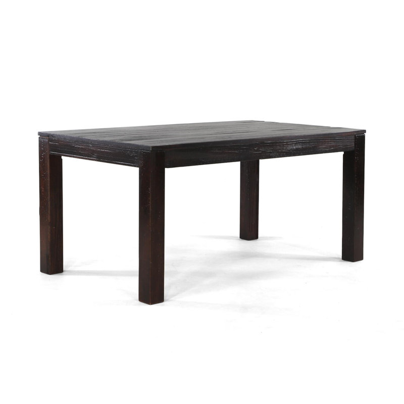 Montauk Pine Solid Wood Dining Table, Barnwood