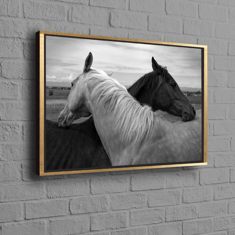 Superbe art mural en toile noir et blanc, parfait pour un décor de mariage ou un cadeau personnalisé pour bébé, Doré
