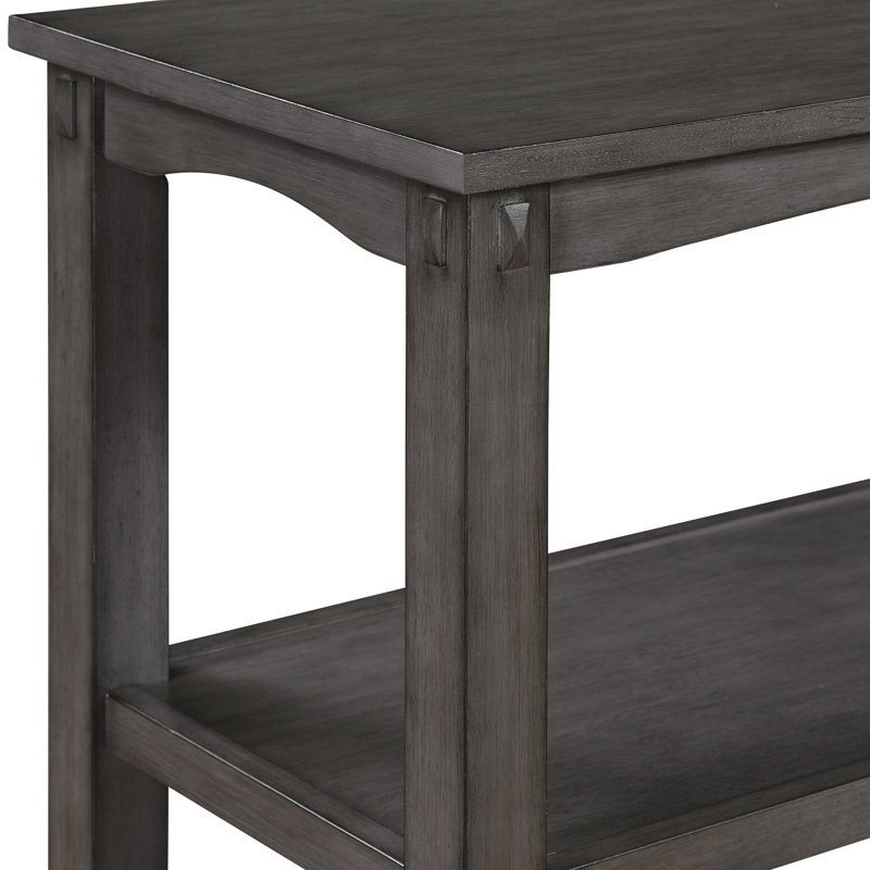 Pitzville 36'' Console Table, Slate Gray
