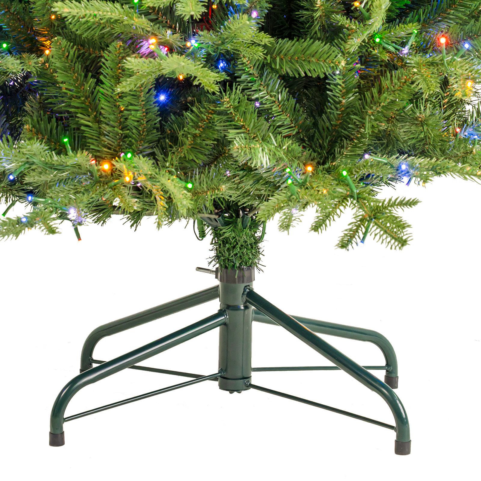 Slim Pre-Lit Fir Christmas Tree, 7.5' H