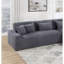 Canapé modulaire moderne en tissu de velours côtelé LAF-116475898