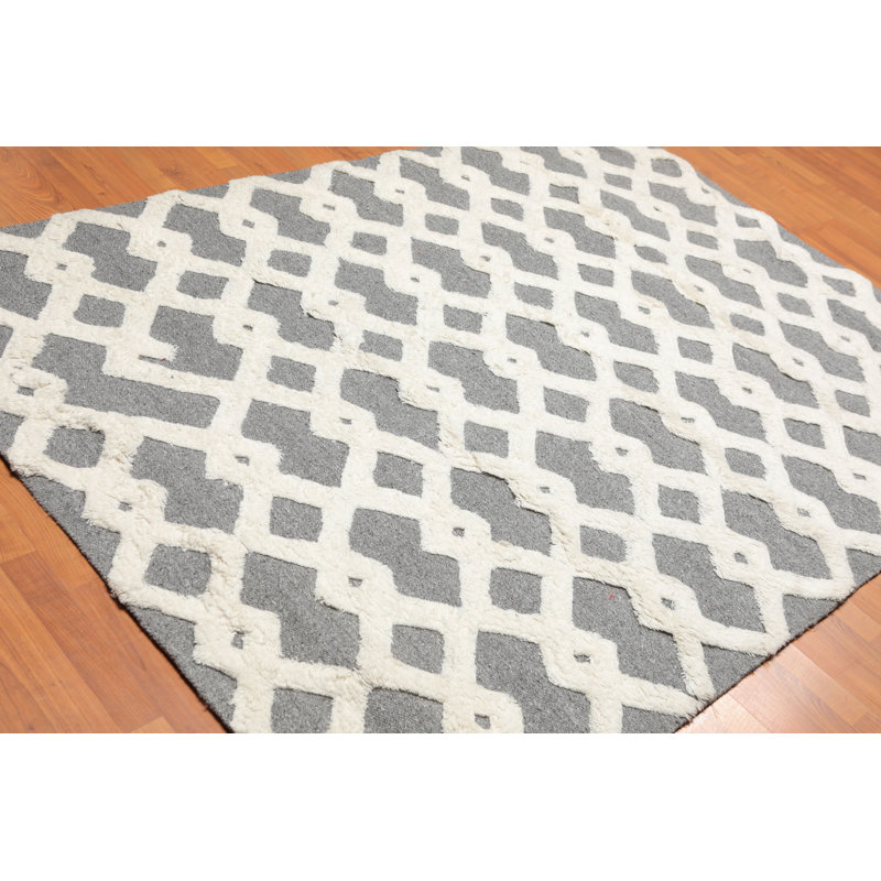 Delreal Wool Geometric Indoor Rug