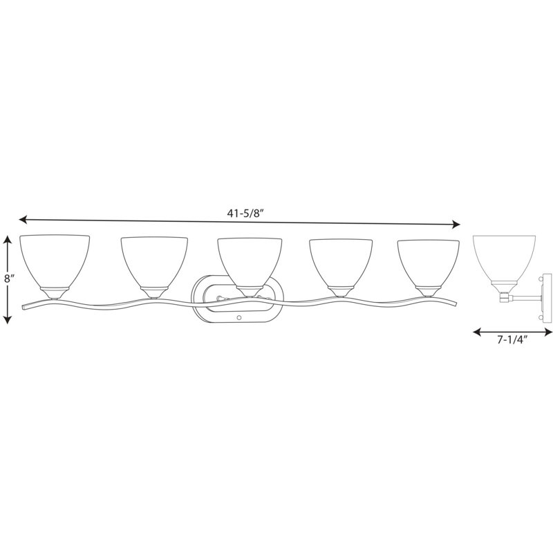 Éclairage pour meuble-lavabo à intensité variable Van Reipen, Bronze antique