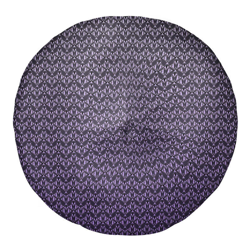 Coussin de sol Katelyn Elizabeth, 26 po x 26 po, Mauve