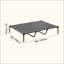 Lit pour chien surélevé portatif pour grand chien avec structure en métal XL-51060499-51060511