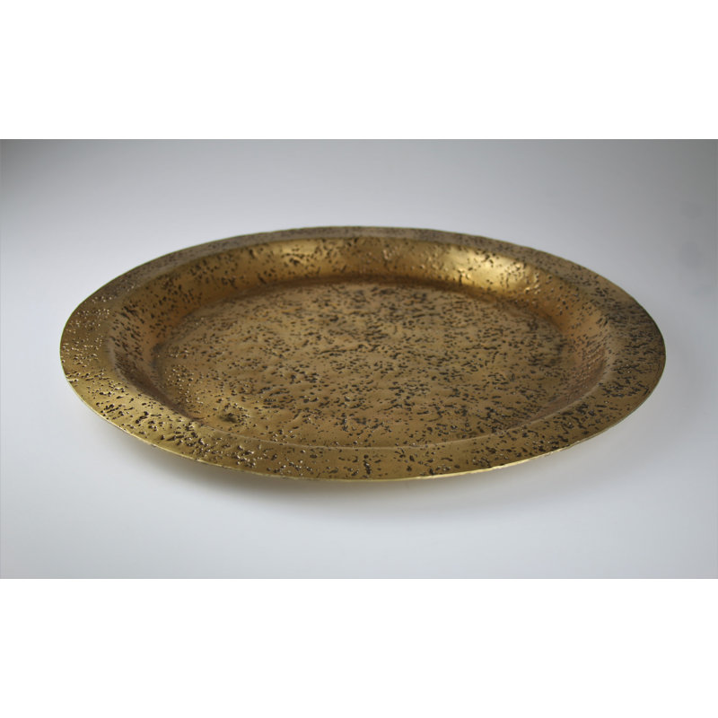 Riney Aluminum Decorative Plate 1, 3cm H x 48cm W x 48cm D