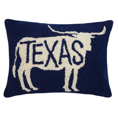 Longhorn Throw Pillow