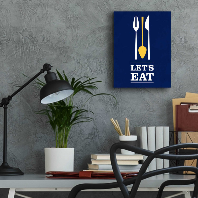 Lets Eat by - impression sans cadre, L 12 po x H 16 po