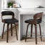 Tabouret de bar et de comptoir pivotant en similicuir-1199488124
