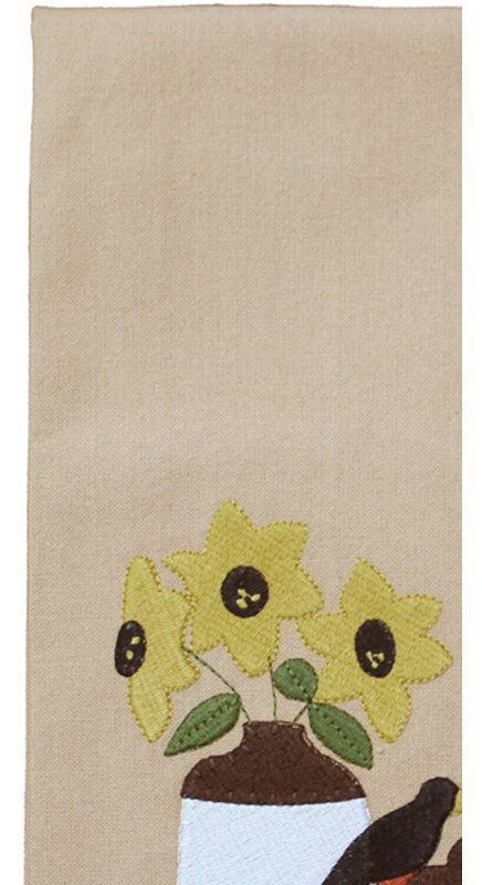 Ensemble de 2 serviettes de chambre en coton Demariae