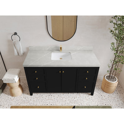 Chicago 60'' Single Bathroom Vanity with Top