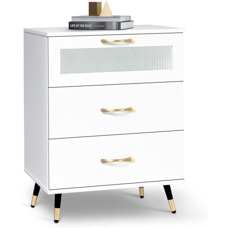 Schebel 21'' W Nightstand, White