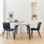 Chaises de salle à manger rembourrées en similicuir-364153077
