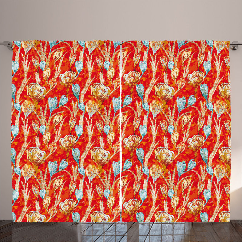 Semi Sheer Curtain Pair