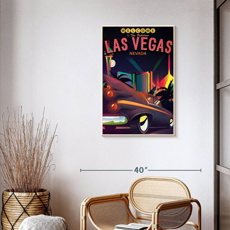 " Fabulous Las Vegas Nevada " by Jason C, 36" H x 24" W x 1.25" D