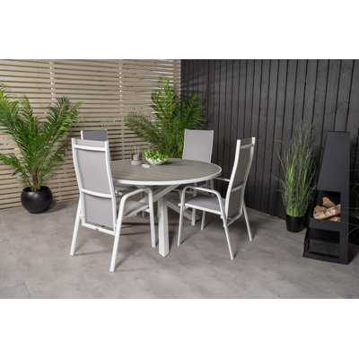 Akia 4 - Person Patio Dining Set with Round Table
