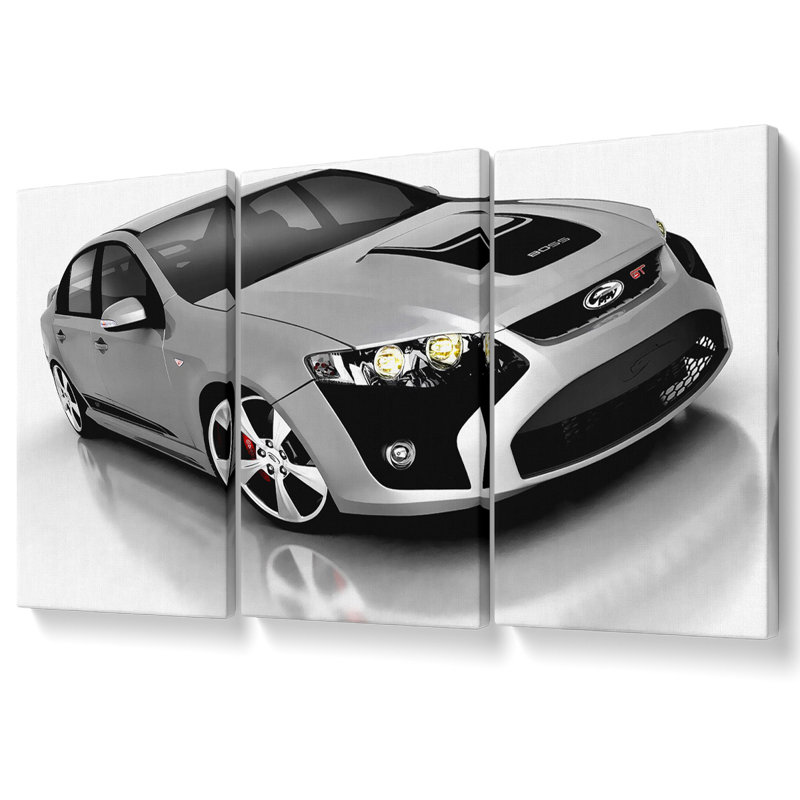 Falcon Fpv Gt - 3 Piece Wrapped Canvas Print, 142.2cm H x 304.8cm W