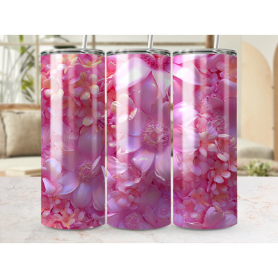 Choose Handmade Tumblers 591 mL Vacuum Insulated Stainless Steel (18/8) Travel Tumbler with Straw