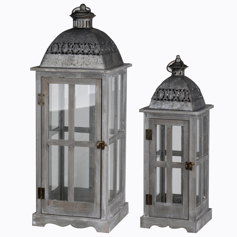 No Power Source Required / Manual Square / Rectangular Lantern