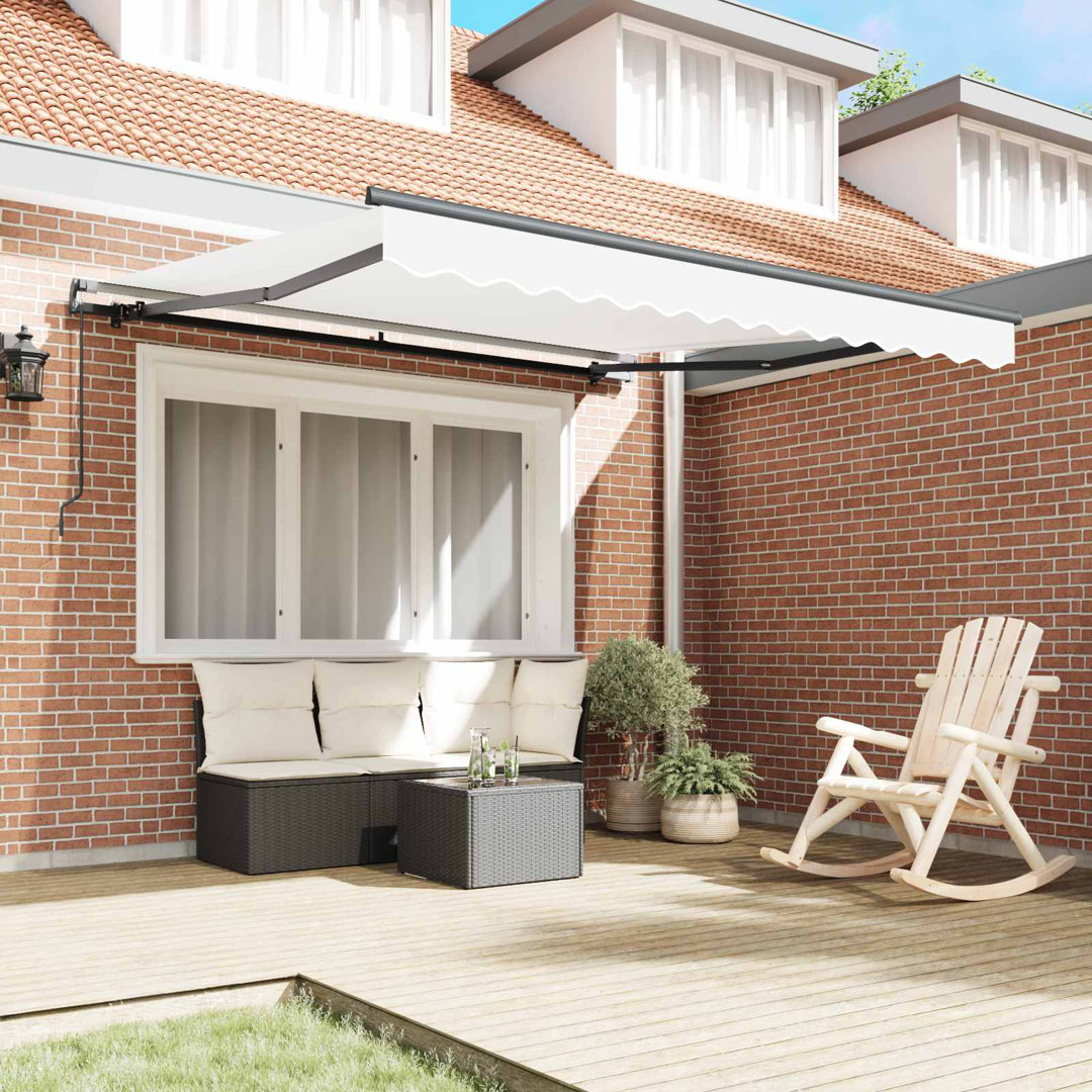 VidaXL 250cm D Retractable Patio Awning