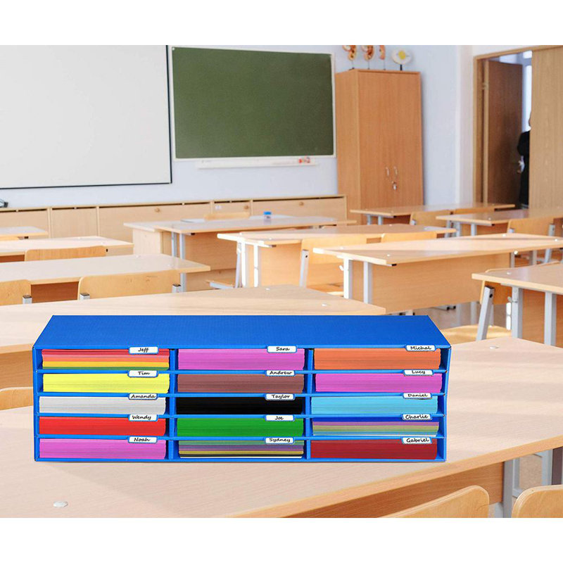 AdirOffice Cardboard / Paper Compartment Mailroom Organizer