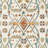 Vahakn Hand Tufted Wool/Cotton Rug in Blue/Ivory-1460106689