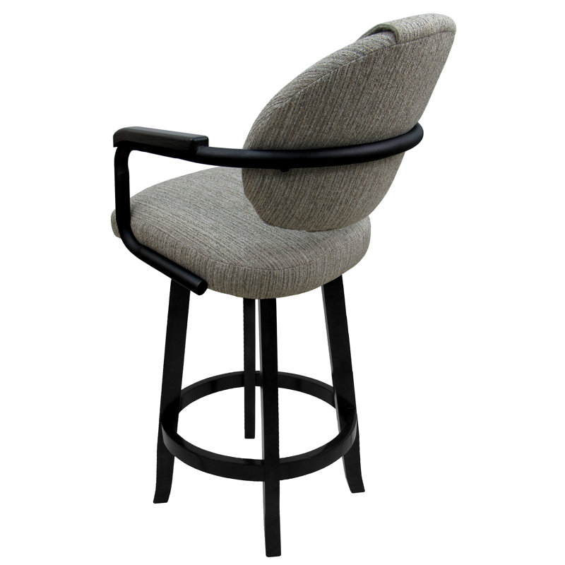 Comptoir pivotant, tabouret de bar et très grand Mealey, Tabouret de comptoir (siège d'une hauteur de 26 p, Noir