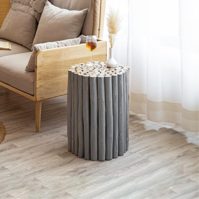 Table basse Laquanya, petite table de bout, table de chevet