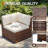 Wicker Outdoor Patio Chair With Cushions-610290921