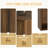 Shoe Storage Cabinet, Wooden Shoe Cabinet With Doors Modern Shoe Organizer With Adjustable Shelves,For Entryway, Hallway, Living Room-1527642911