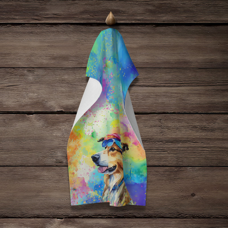 Serviette de cuisine Collie Hippie Dawg
