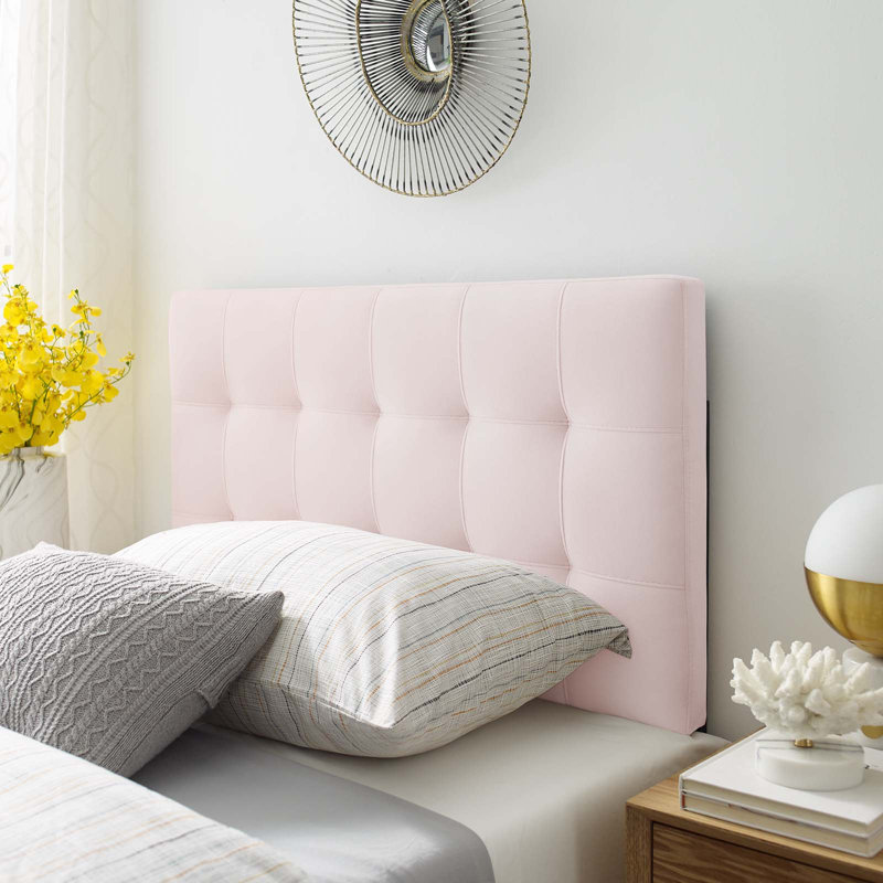 Tête de lit Copper Grove Worishofen par Modway, Rose, Jumeau