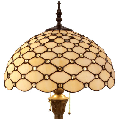 Abdurahim 64'' Bronze Antique Traditional Floor Lamp