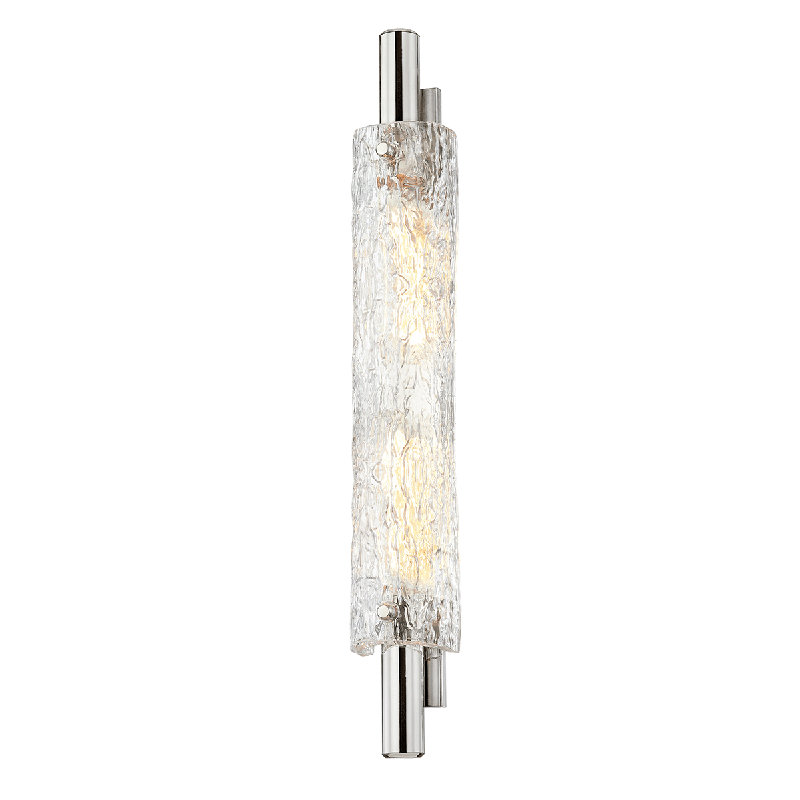 Harwich 2 Light Wall Sconce, Polished Nickel