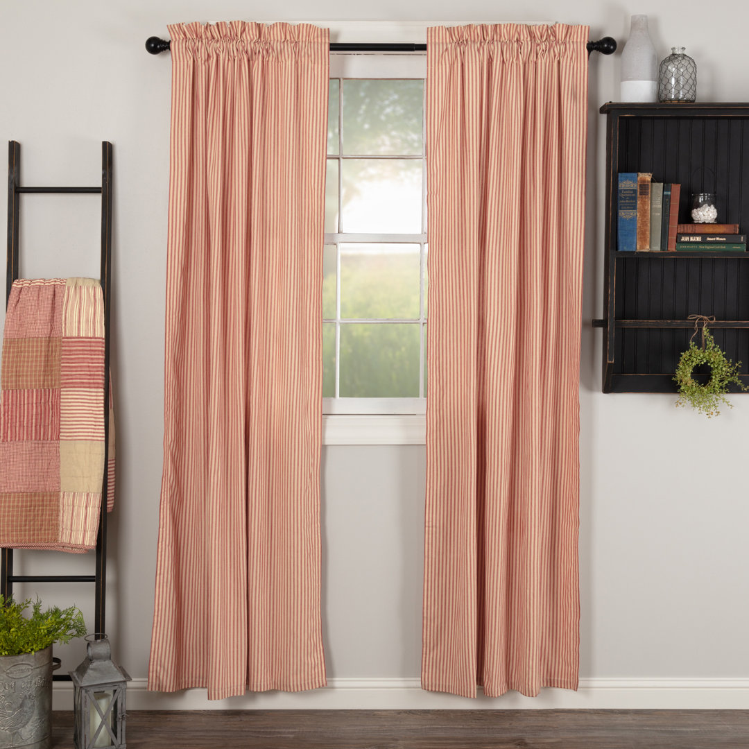 Sawyer Mill 100% Cotton Room Darkening Curtain Panel Pair (Set of 2) VHC Brands Curtain 