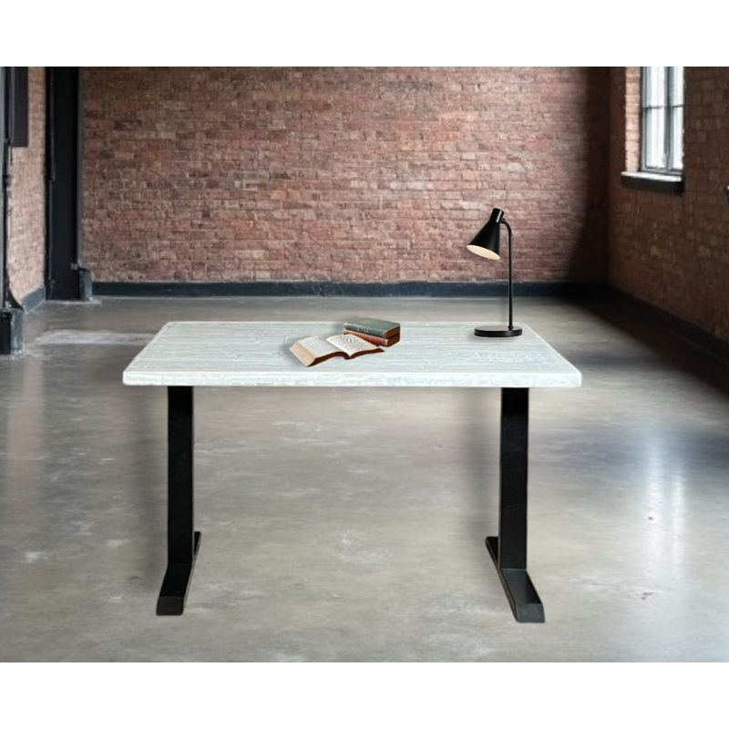 The Coastal Charm Earth & Desk, 29.75" H x 48" W x 30" D