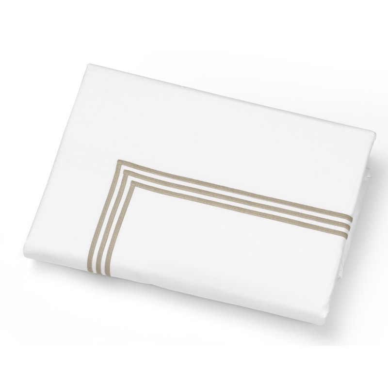 Platinum Percale Duvet Cover, Taupe, King Duvet Cover