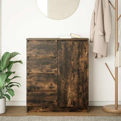 Sideboard With Drawers 71X35x84 Cm Engineered Wood