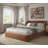Modern Upholstered Platform Bed with Wingback Headboard and Rounded Corners, Low Profile Platform-2104903697-2082584955