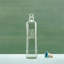 Bouteille d'eau écologique en verre avec bouchon en céramique hermétique, 750 ml, design transparent et minimaliste pour une hydratation quotidienne