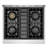Empava 30 in. 4 Burners Slide-in Natural Gas Cooktop Range Top, in Stainless Steel, with LP Convertible, 18K BTU Power Burner