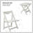 Foldable Bistro Table And Chair Set With 2 Chairs, Perfect For Indoor And Outdoor Use, Durable And No Assembly Required.-1857100419