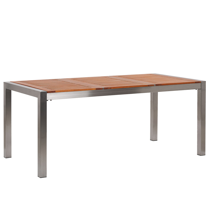 Lothen Rectangular Metal Outdoor Dining Table , 180cm cm W 90cm cm D